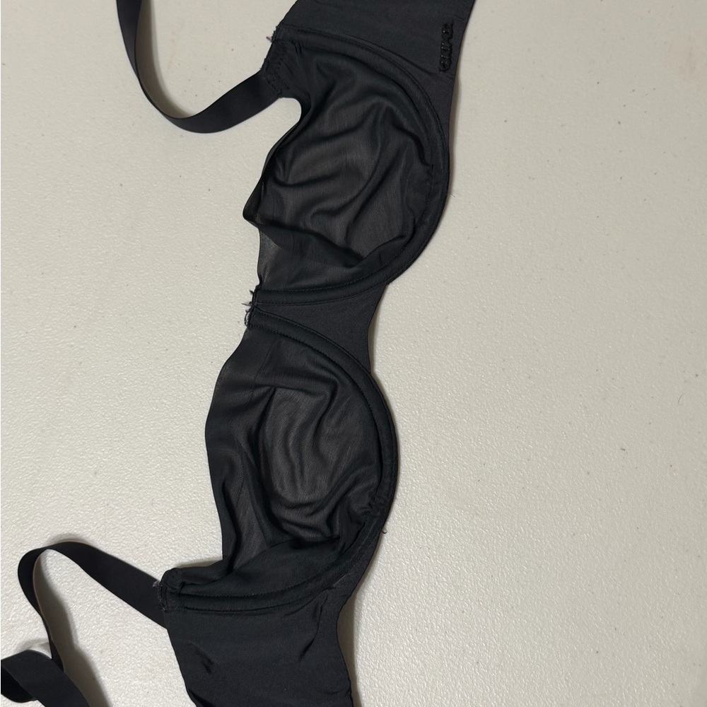 SKIMS Black Balconette Bra